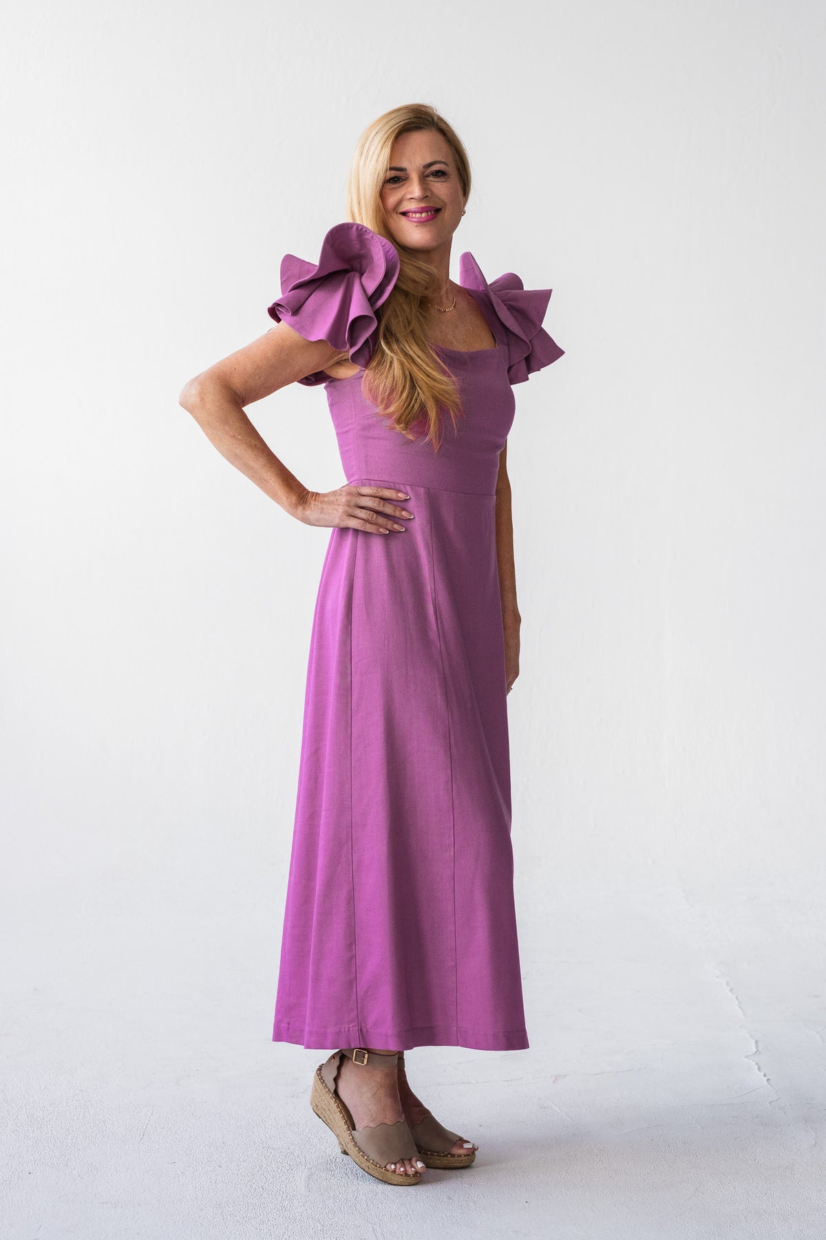 Inspiration Dress - Tracey Magenta Pink
