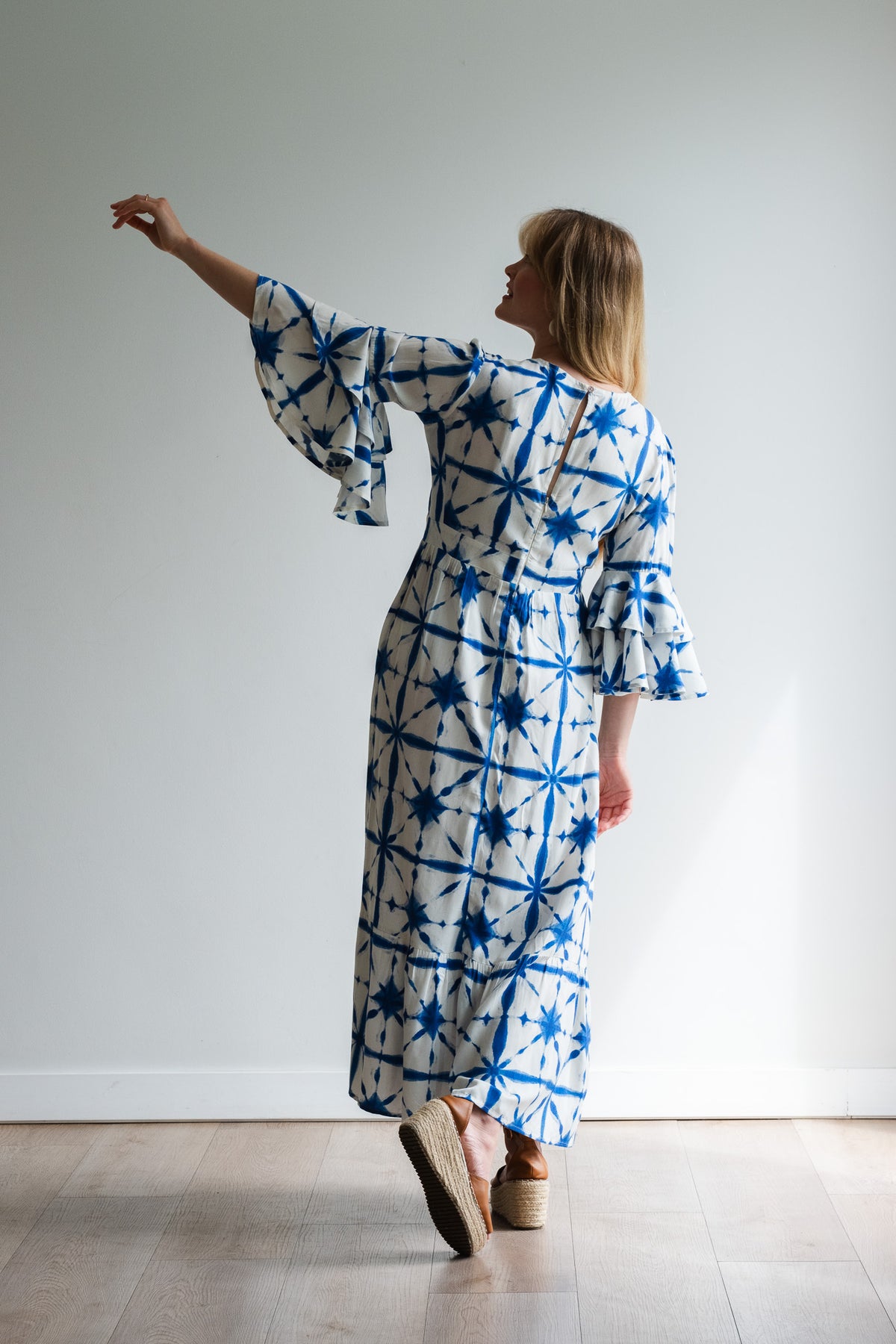 Life Dress - Blue & White