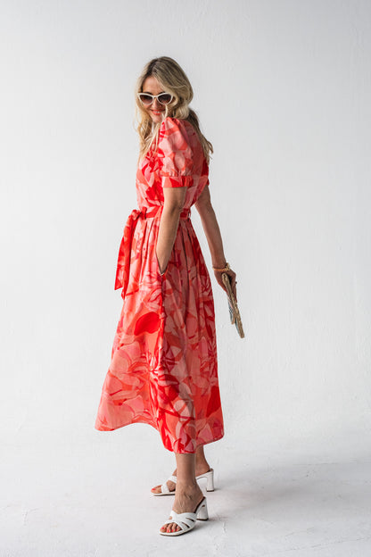Garden Dress - Coral Shades