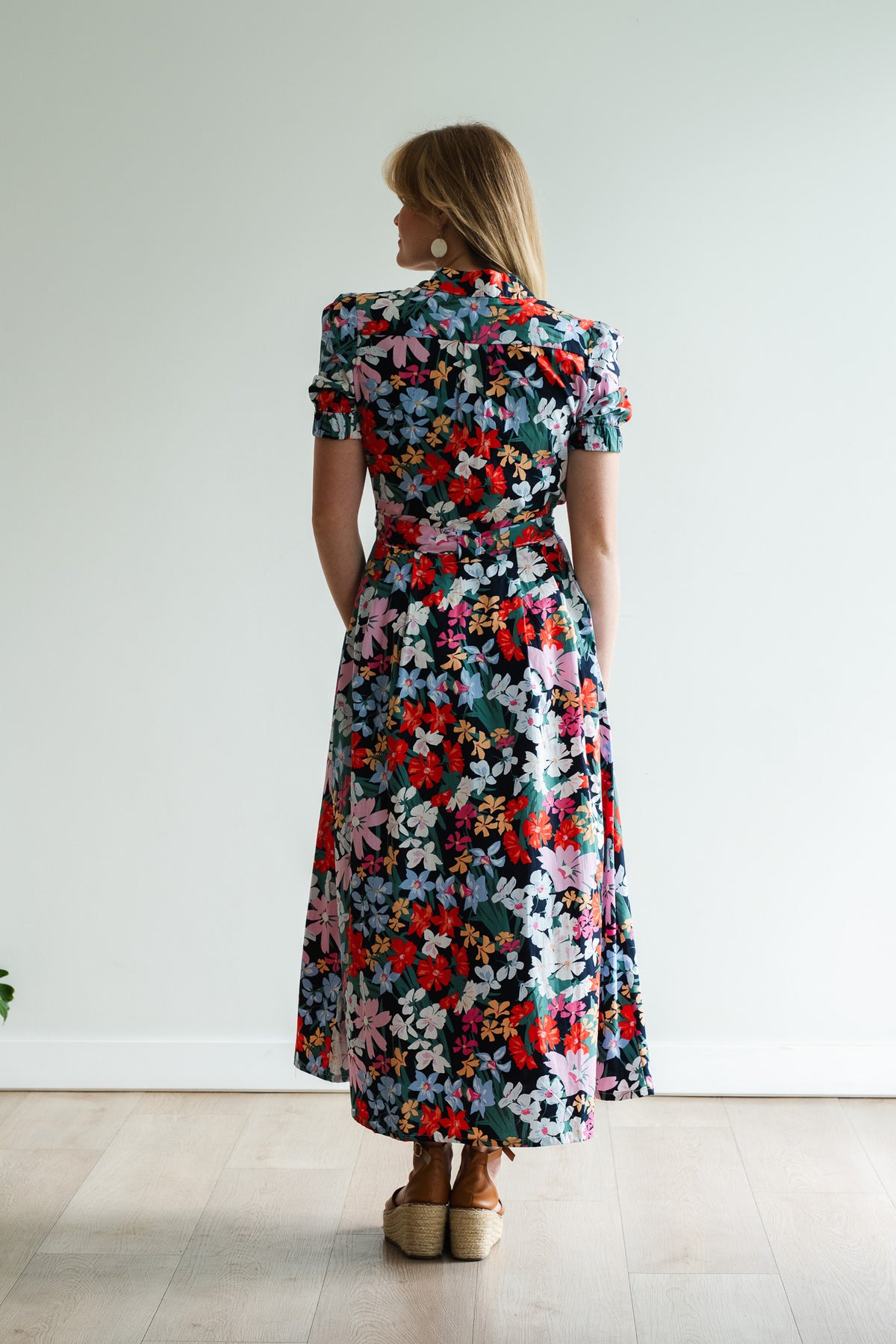 Garden Dress - Multi Pink Floral