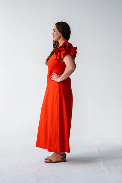 Inspiration Dress - Jaret Tangerine
