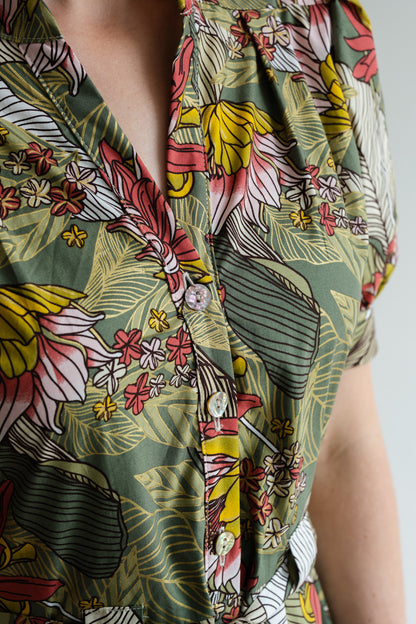 Garden Dress - Fynbos Green