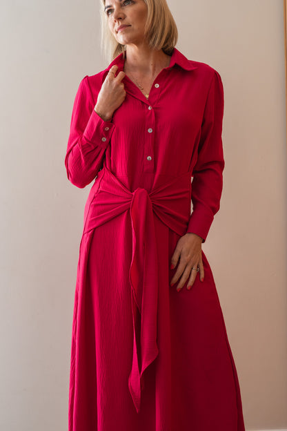 The Chrissie Dress - Cerise Pink
