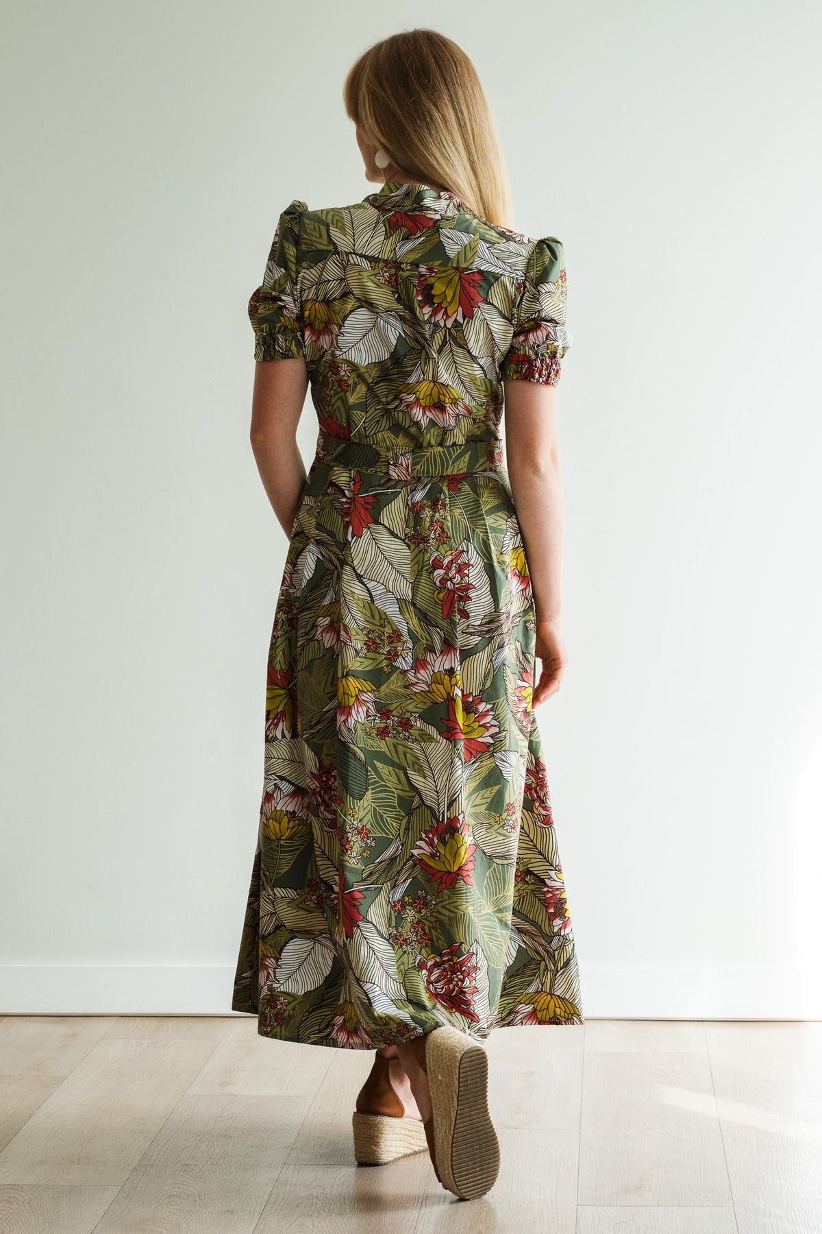 Garden Dress - Fynbos Green