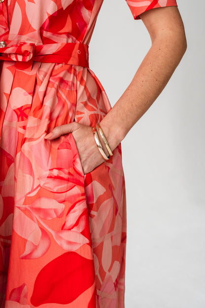 Garden Dress - Coral Shades
