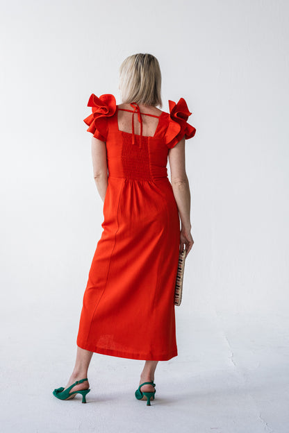 Inspiration Dress - Jaret Tangerine