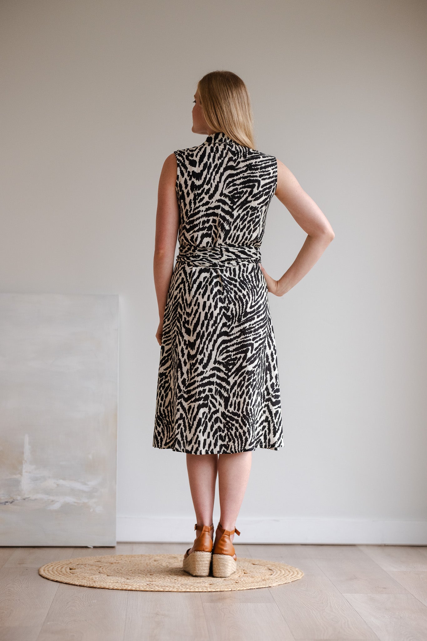 Light Dress - Zebra print