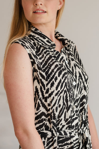 Light Dress - Zebra print