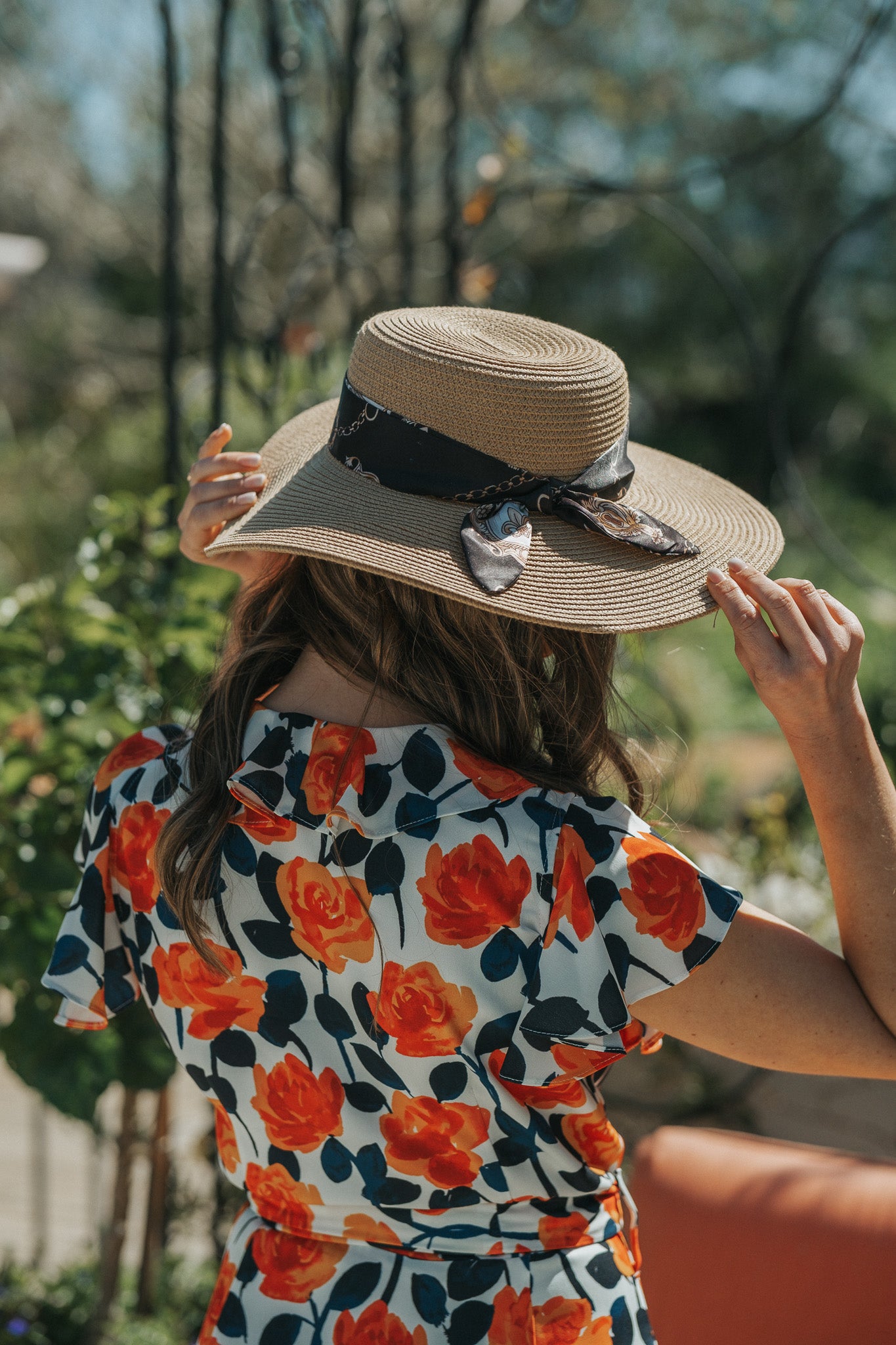 La Vie Est Belle Exclusive Dress - Orange Floral