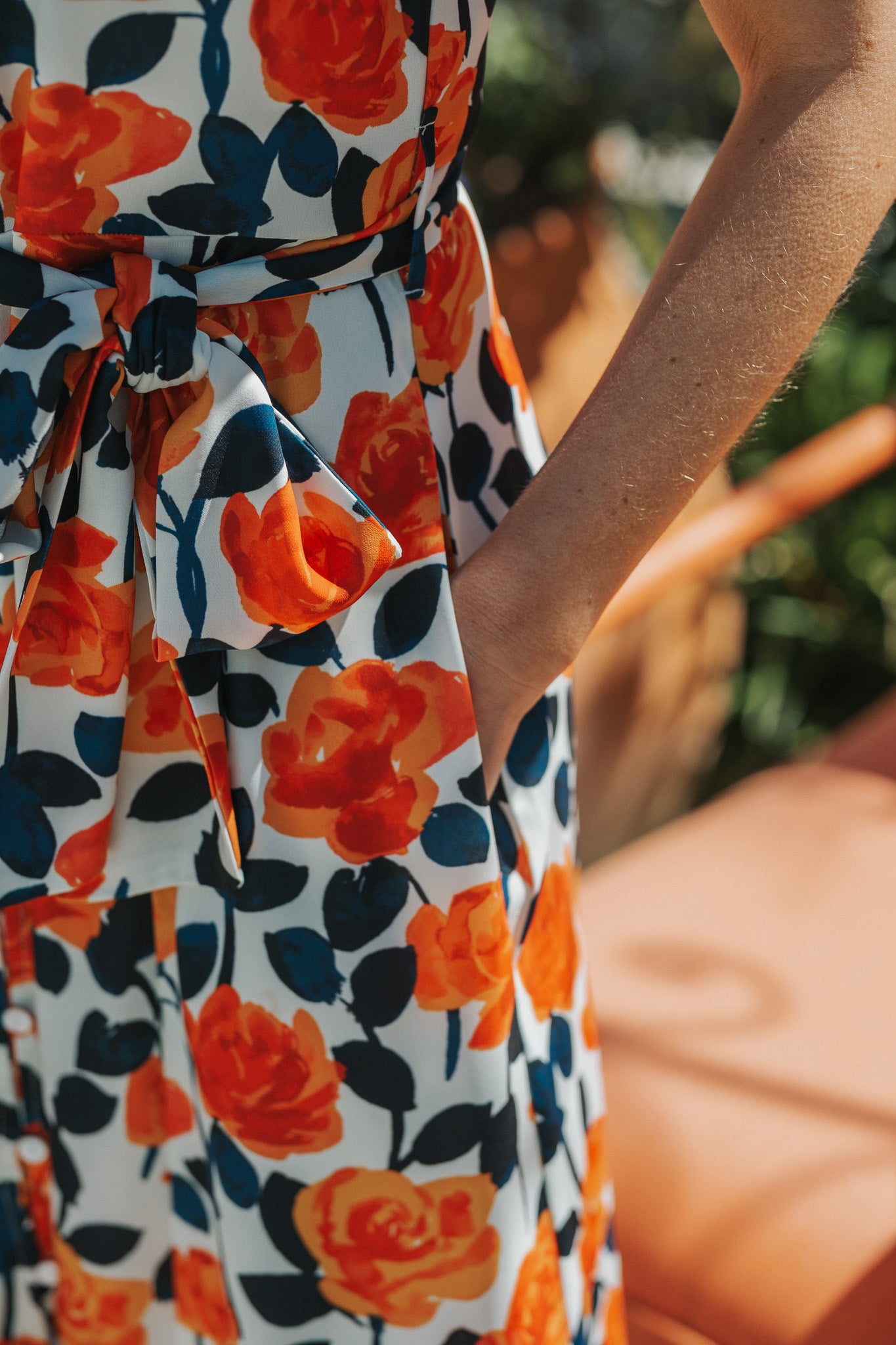 La Vie Est Belle Exclusive Dress - Orange Floral