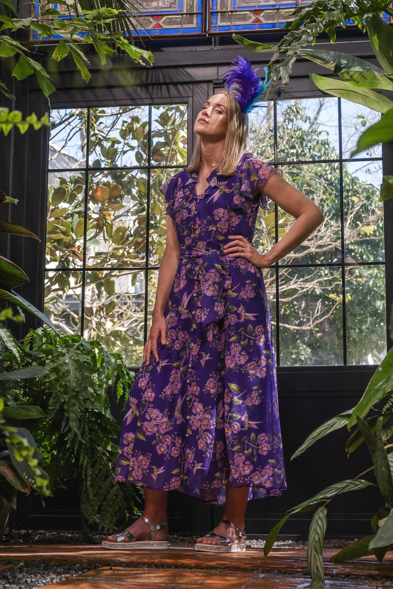 Thankfulness Dress - Purple