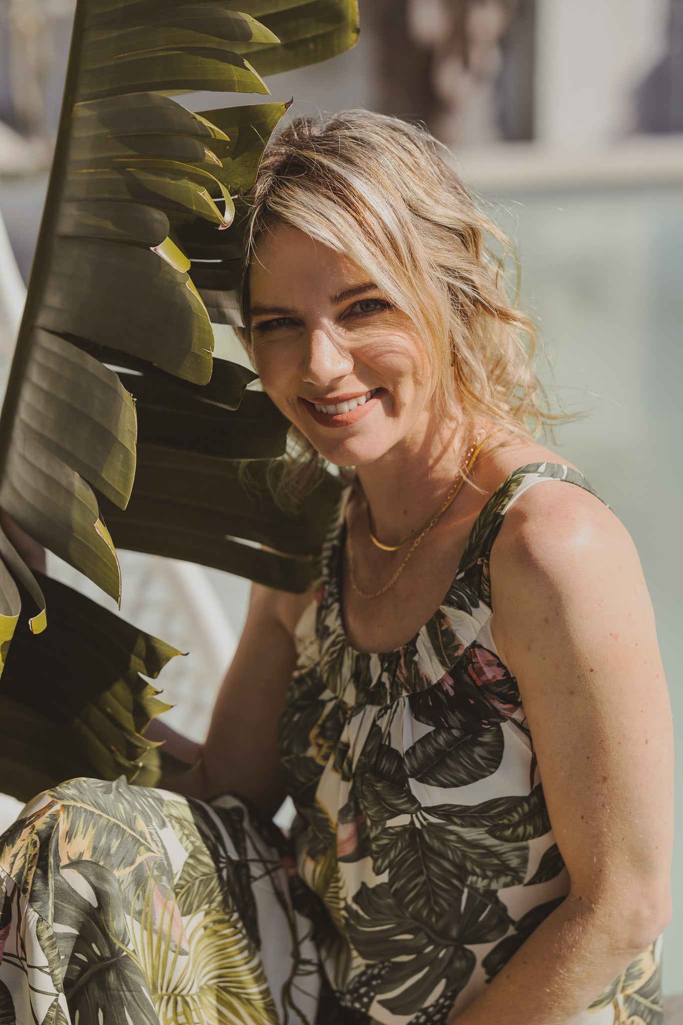 Cut-out Green Maxi Dress