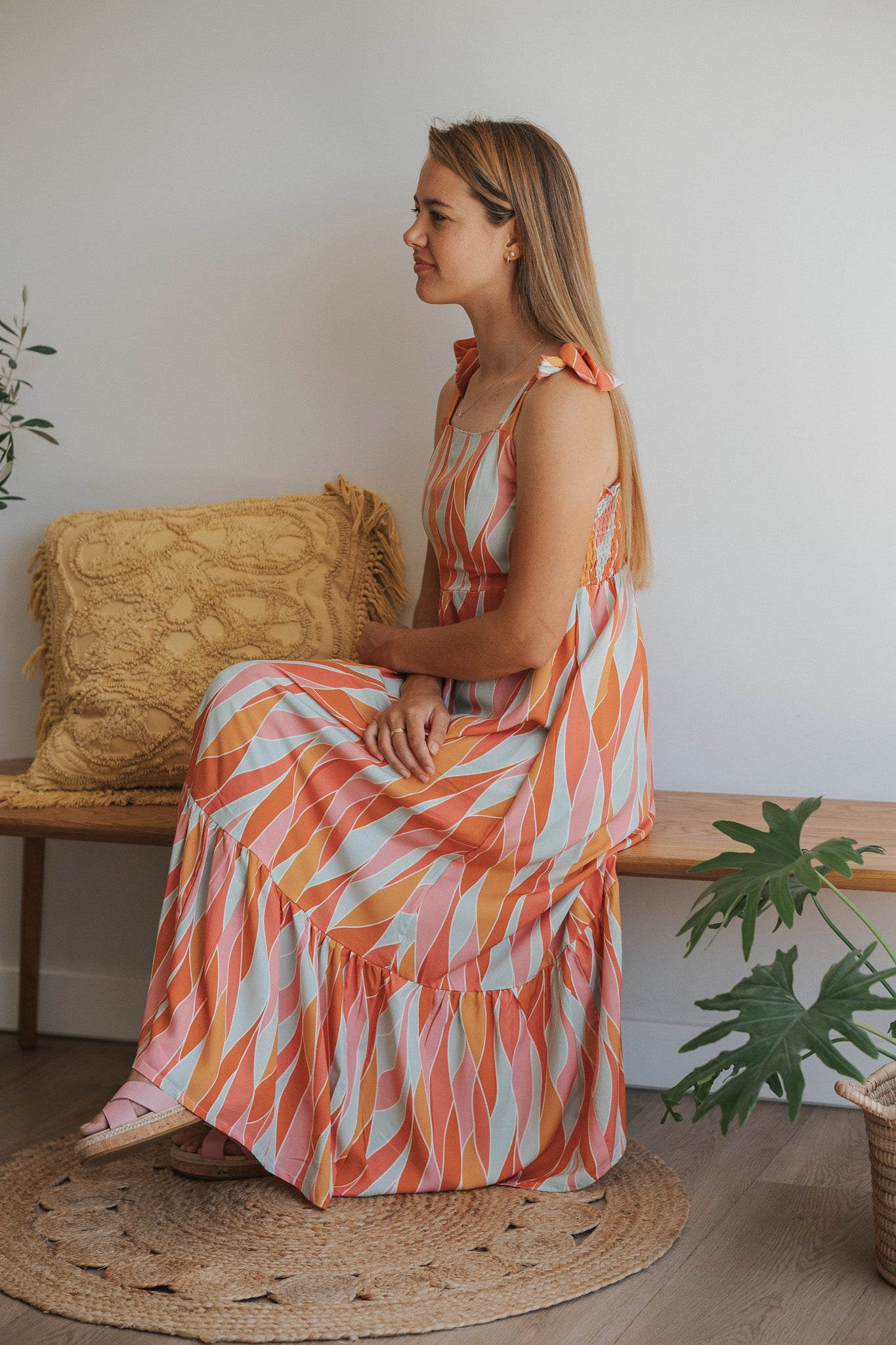 Flow Maxi Dress - Pink Sustainable Viscose