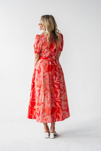 Garden Dress - Coral Shades