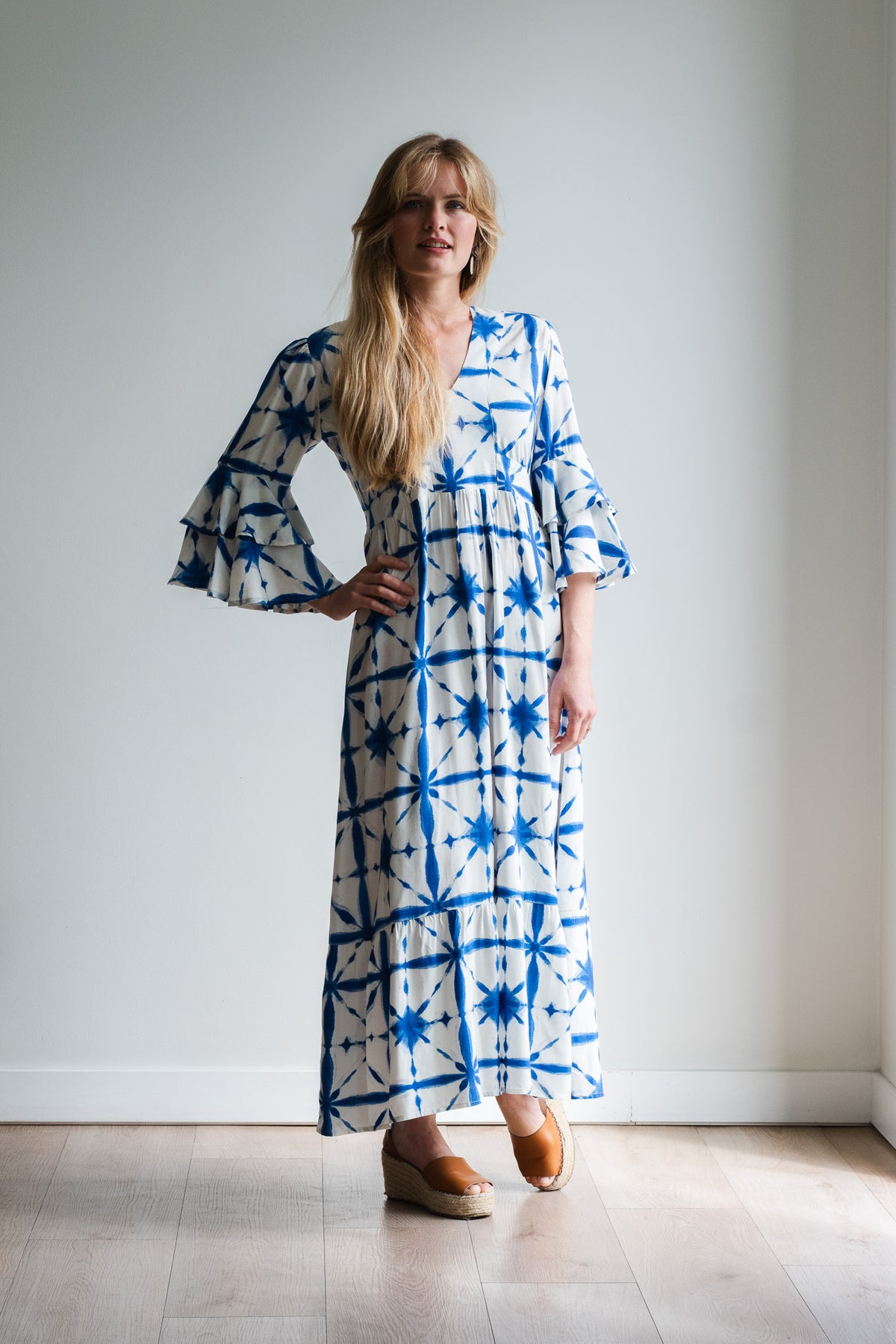 Life Dress - Blue & White