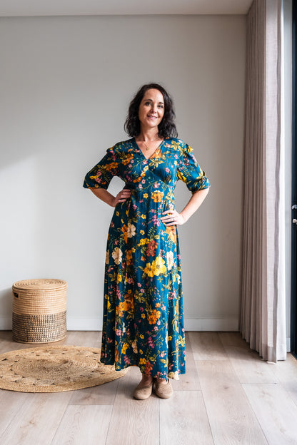 Sophia Dress - Botanical Florals