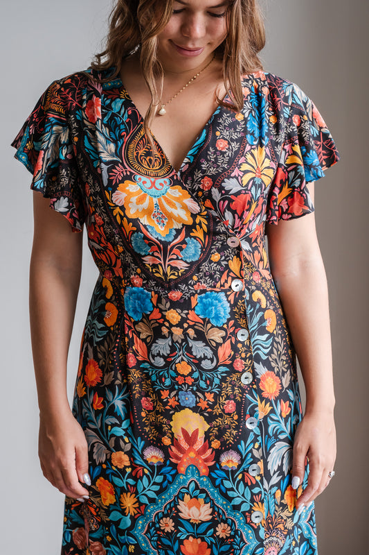 Story Dress - Moroccan print