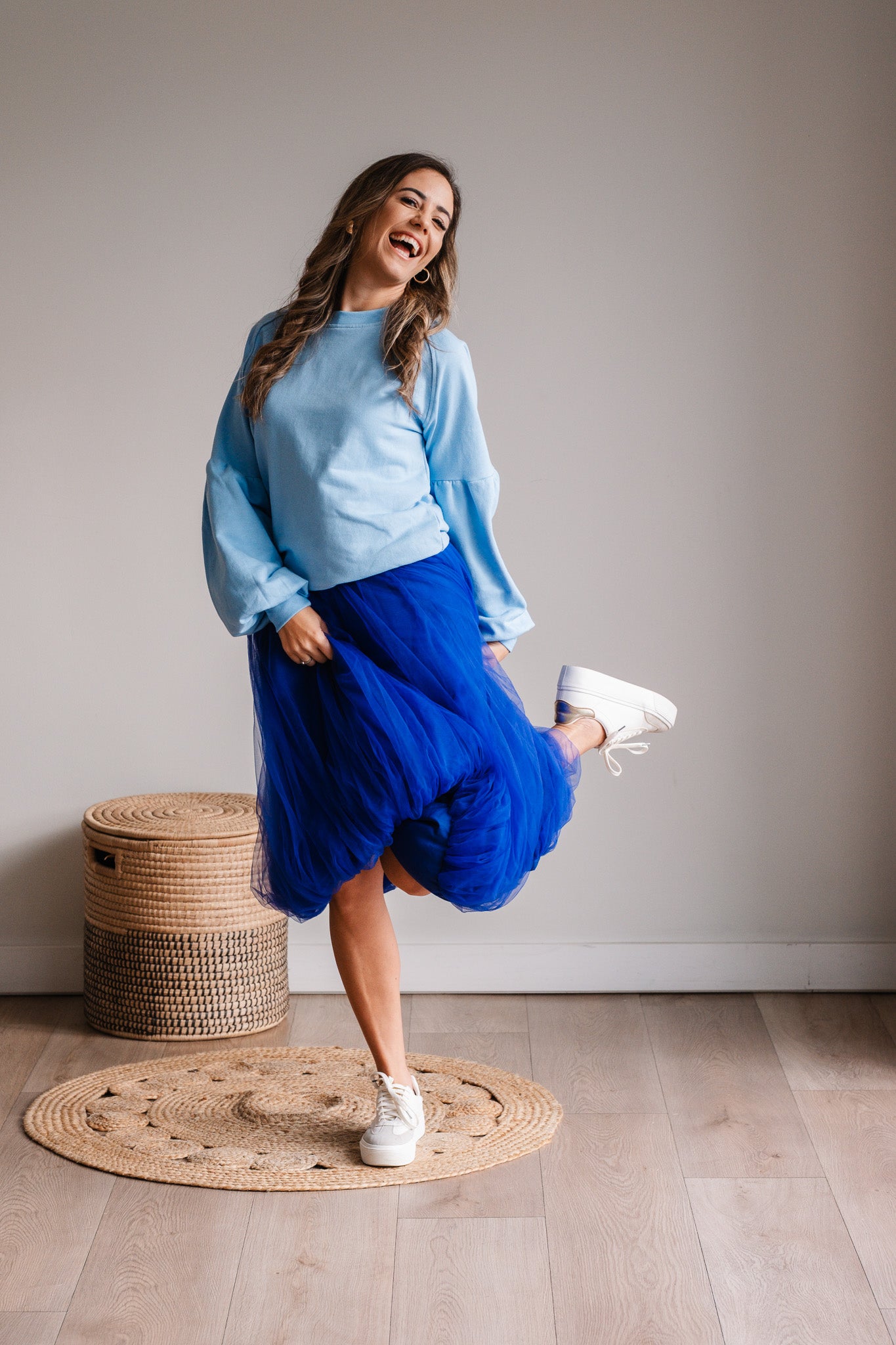 Fearlessly Fun Sweat - Cool Blue