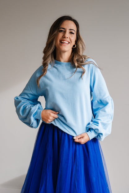Fearlessly Fun Sweat - Cool Blue