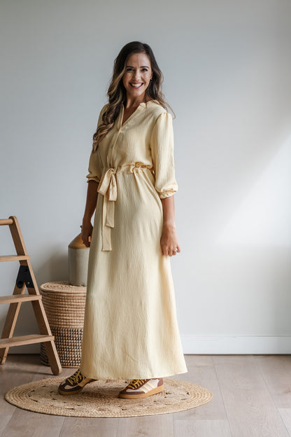 The Essence Dress - Butter Yellow