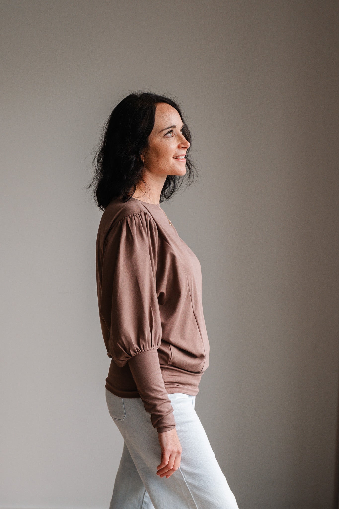 Lieke Knit Top - Mocha
