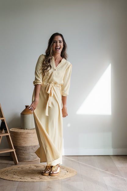 The Essence Dress - Butter Yellow