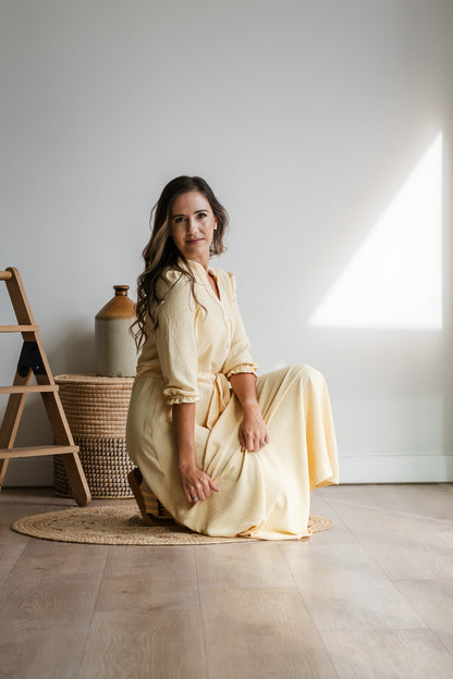The Essence Dress - Butter Yellow