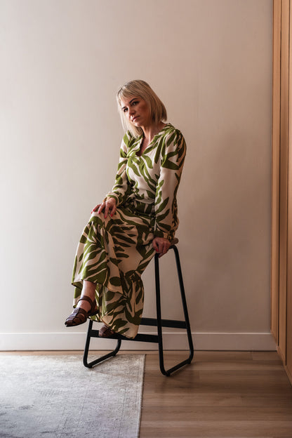 Bloom Dress - Green Leaf