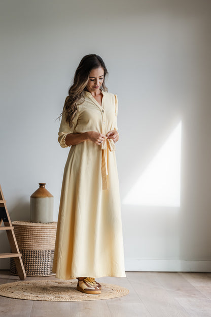 The Essence Dress - Butter Yellow