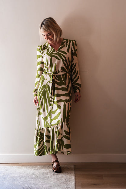 Bloom Dress - Green Leaf