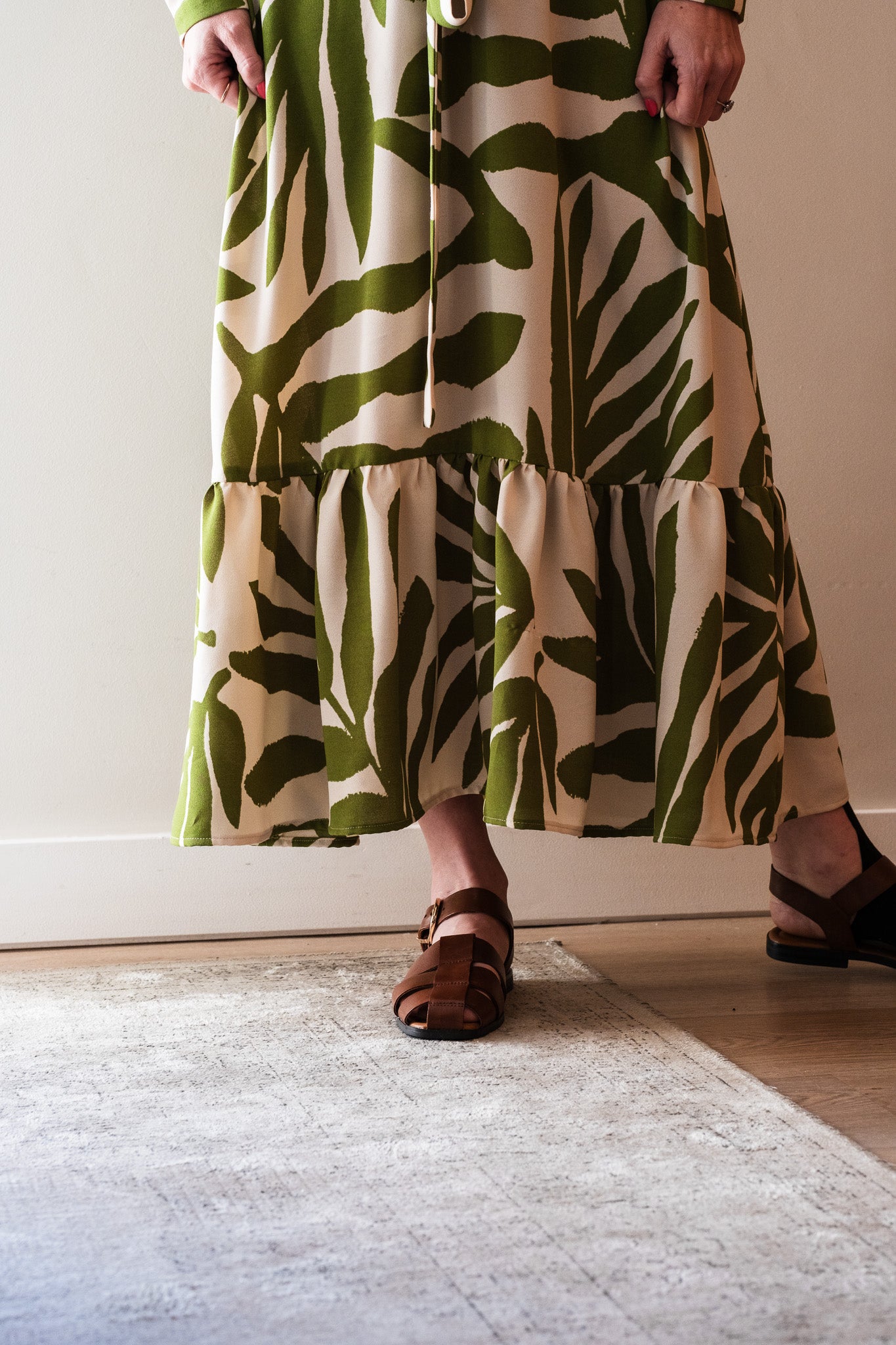 Bloom Dress - Green Leaf