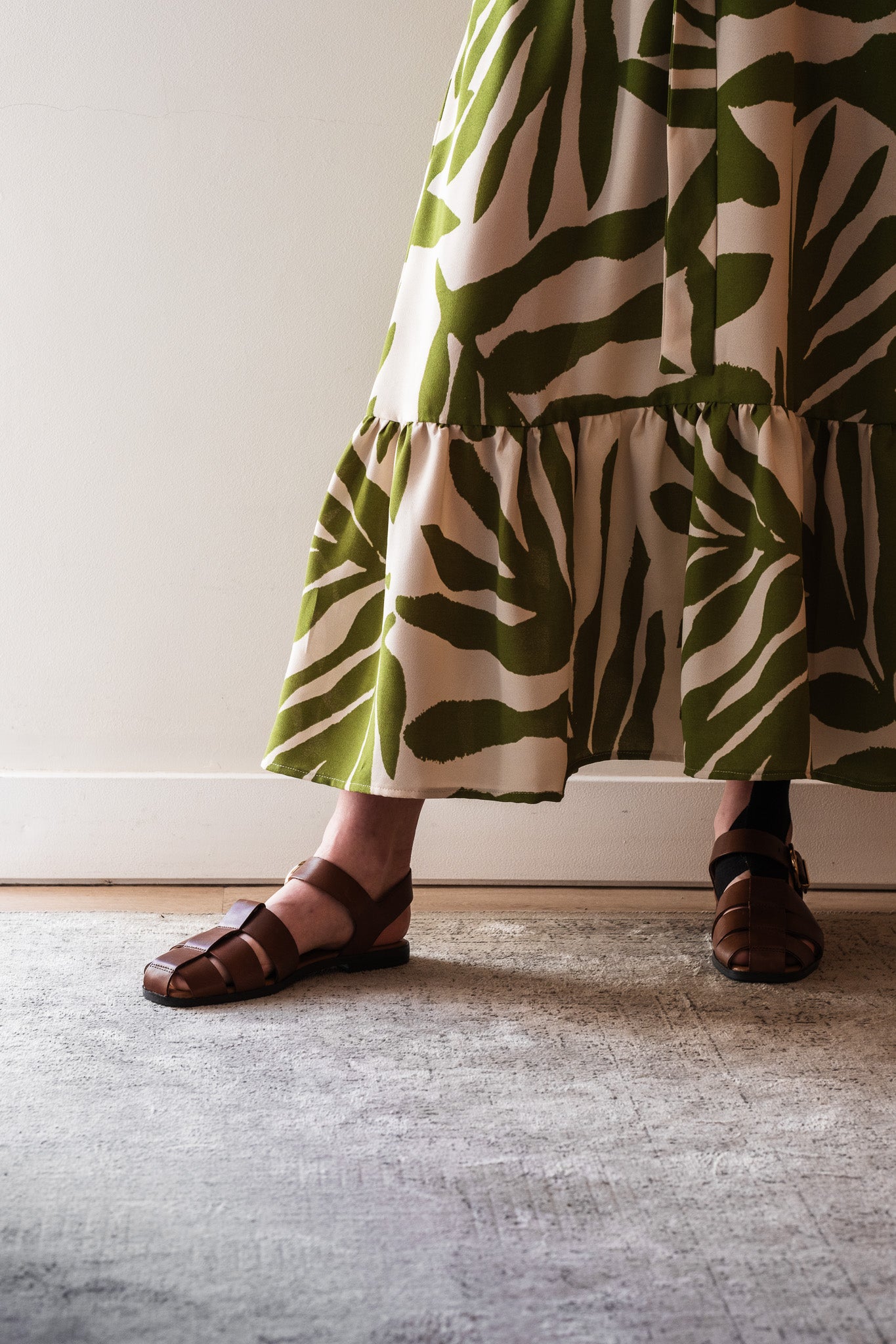 Bloom Dress - Green Leaf