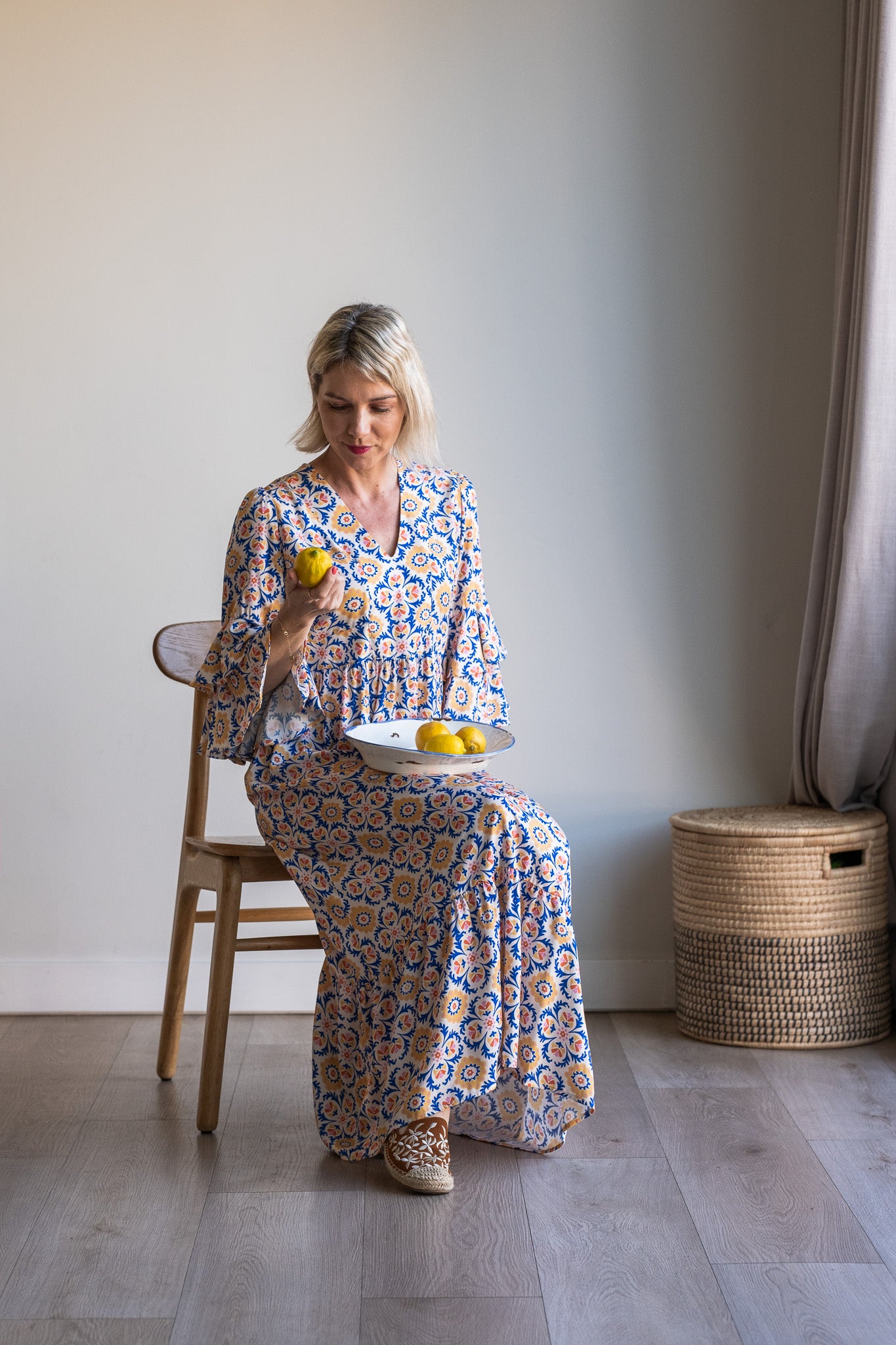 Life Dress - Azulejos tile print