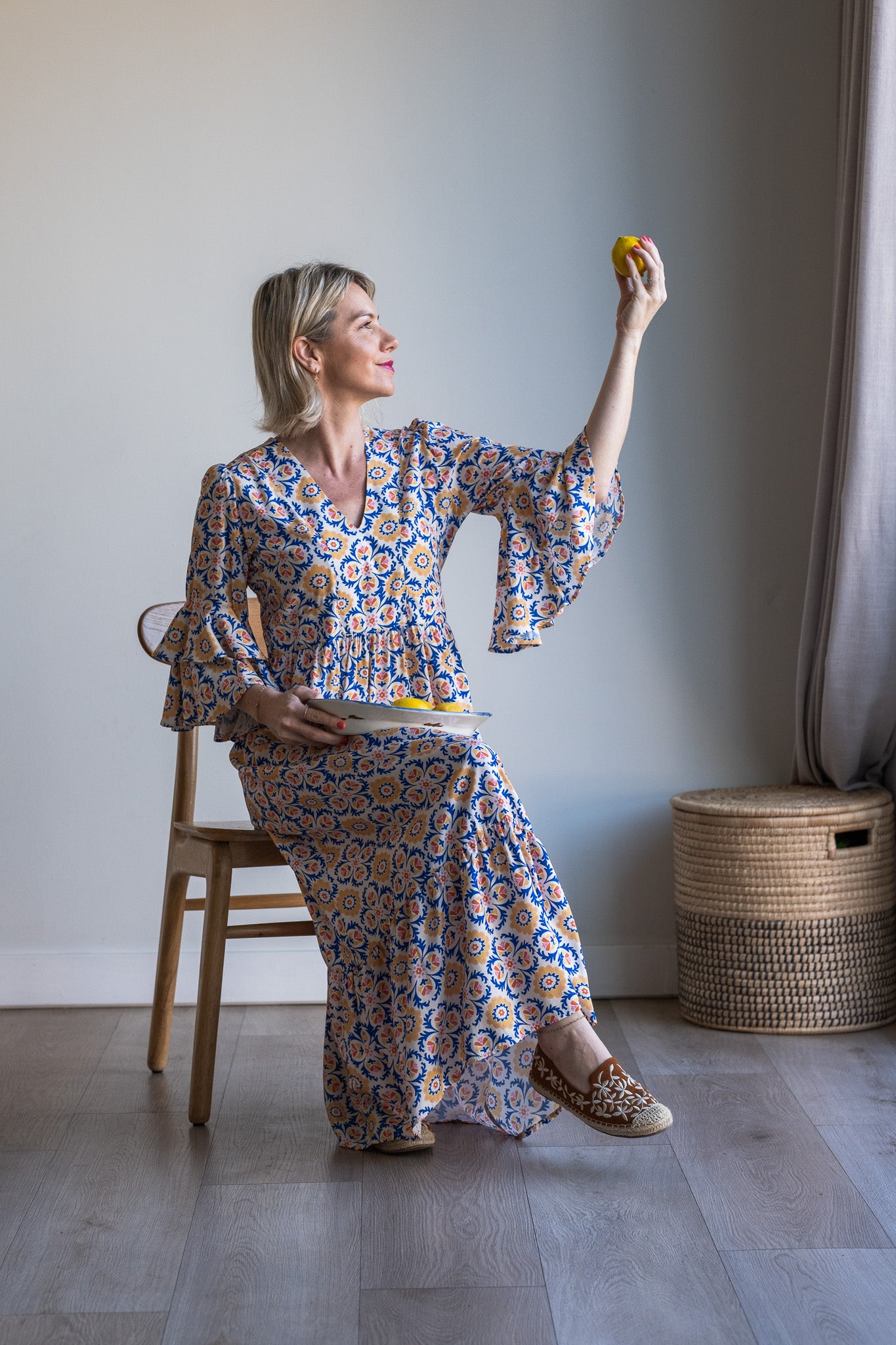 Life Dress - Azulejos tile print