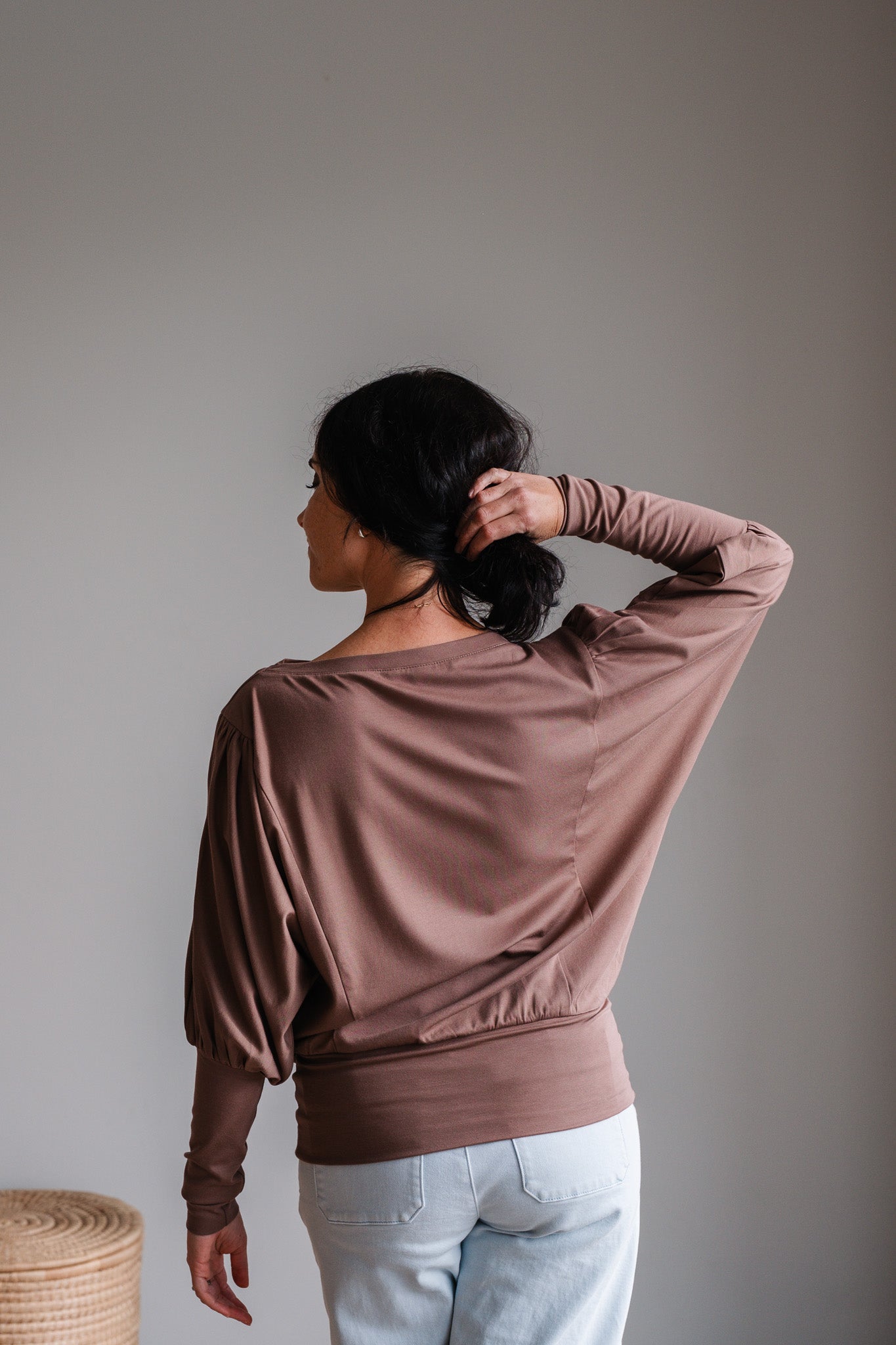 Lieke Knit Top - Mocha