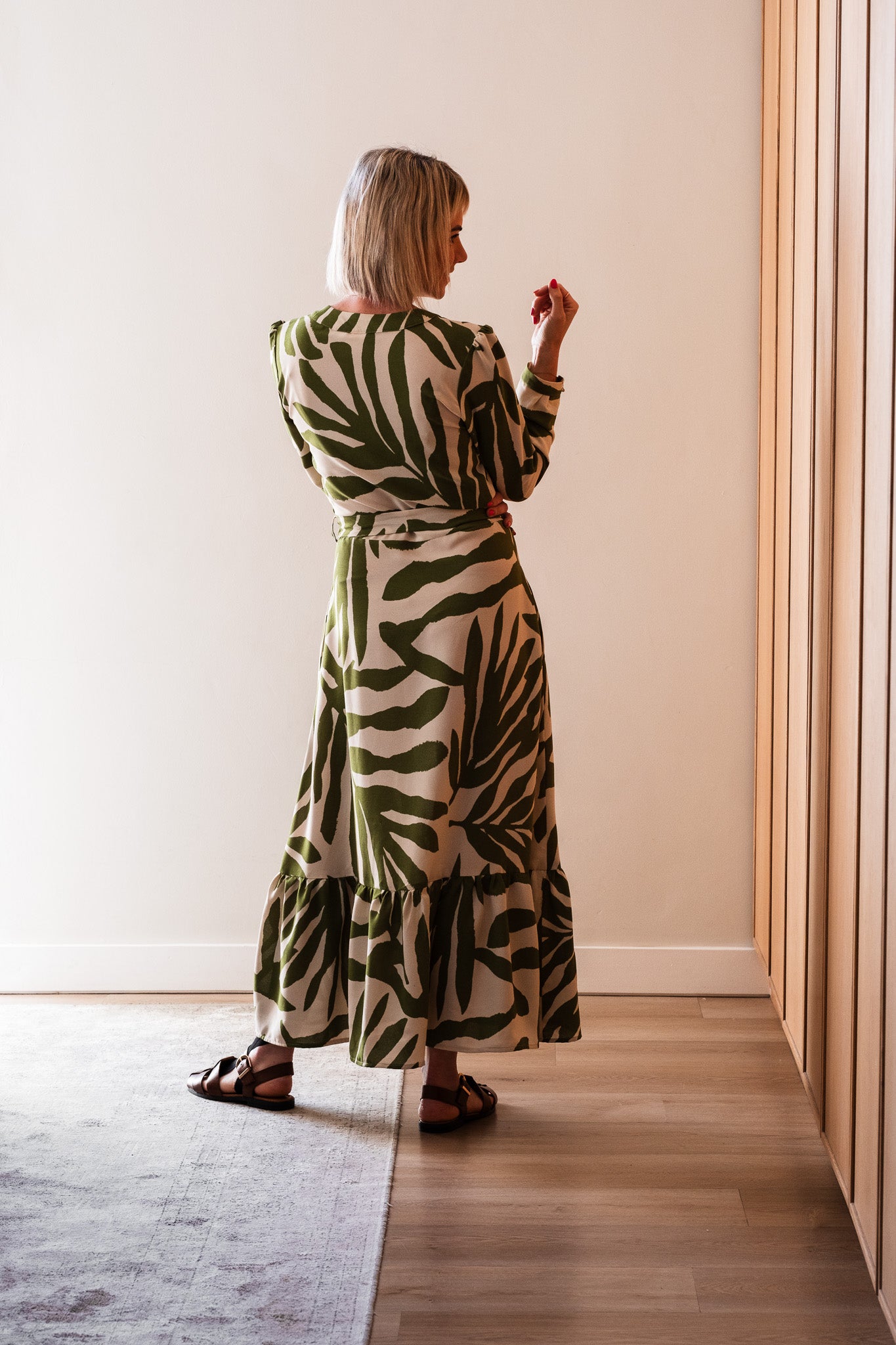Bloom Dress - Green Leaf
