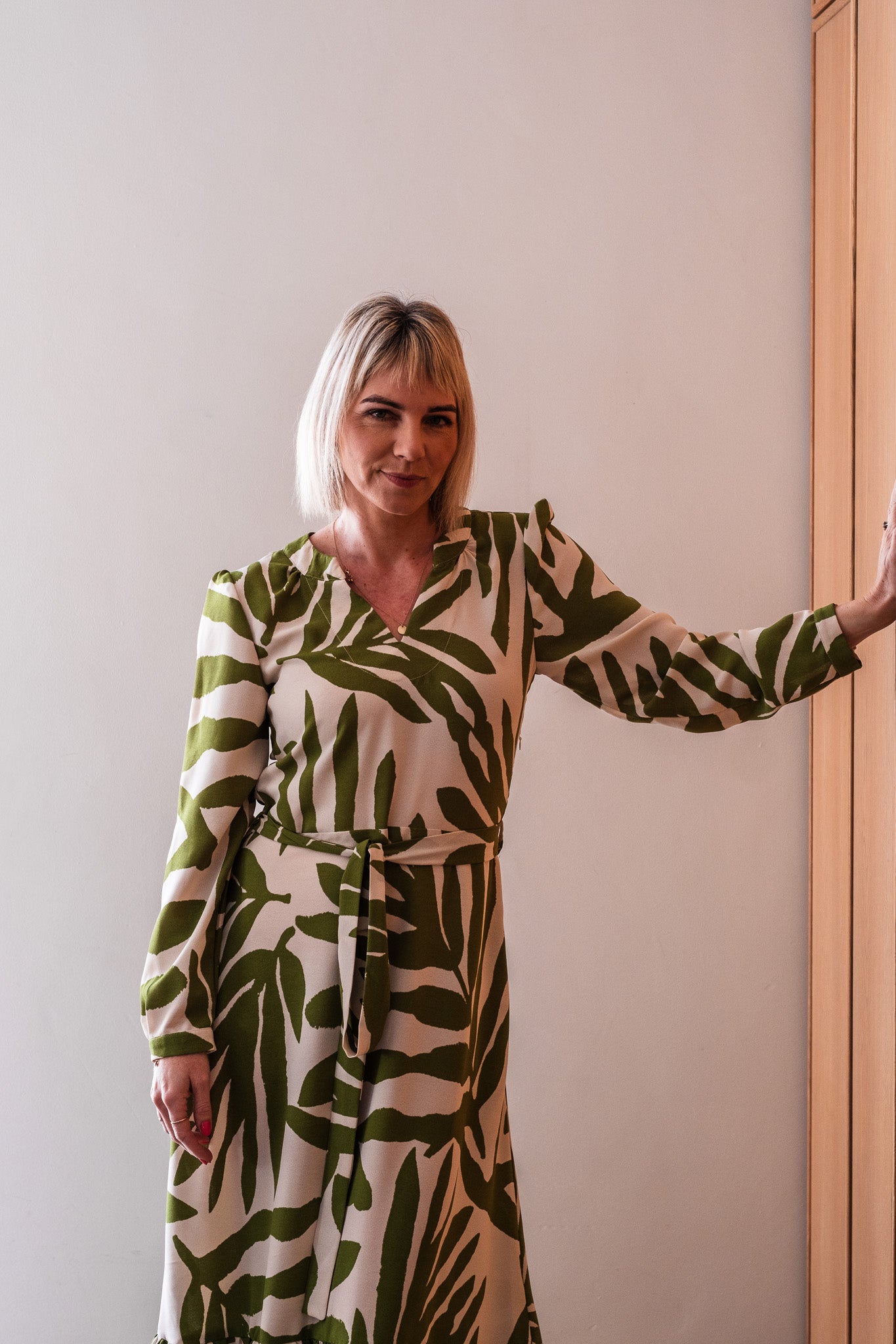 Bloom Dress - Green Leaf