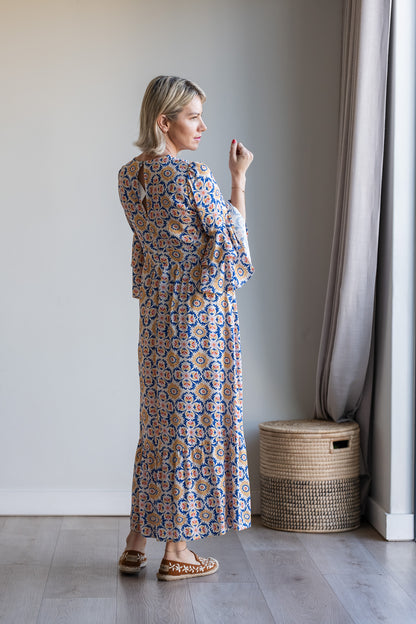 Life Dress - Azulejos tile print