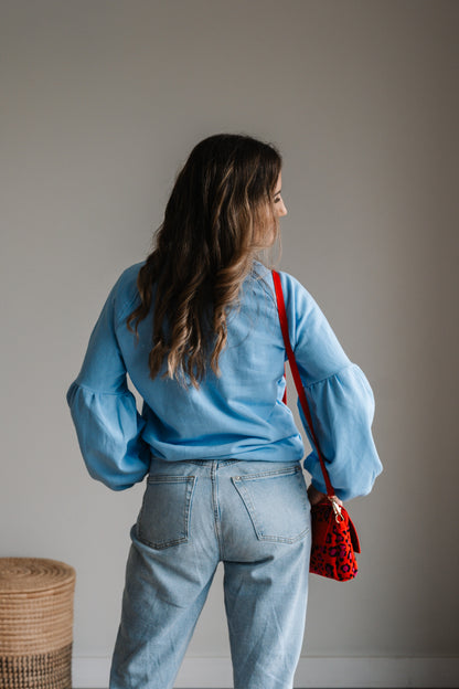 Fearlessly Fun Sweat - Cool Blue