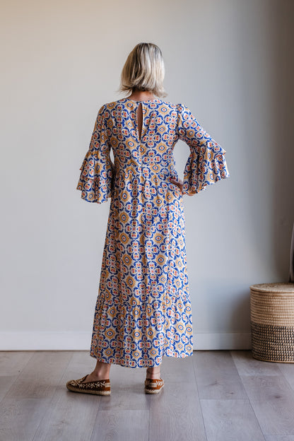 Life Dress - Azulejos tile print