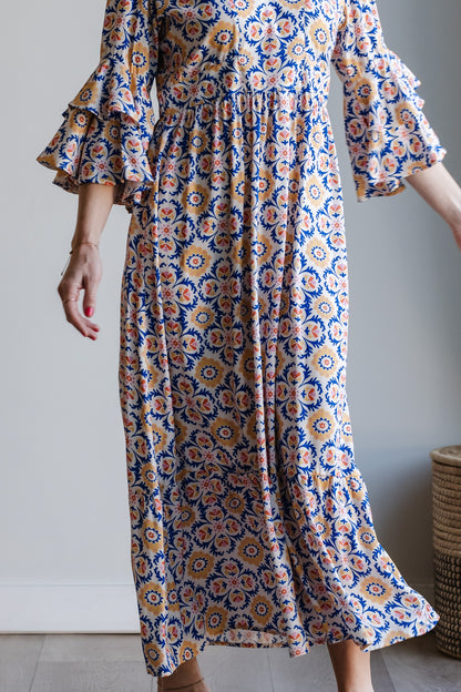 Life Dress - Azulejos tile print