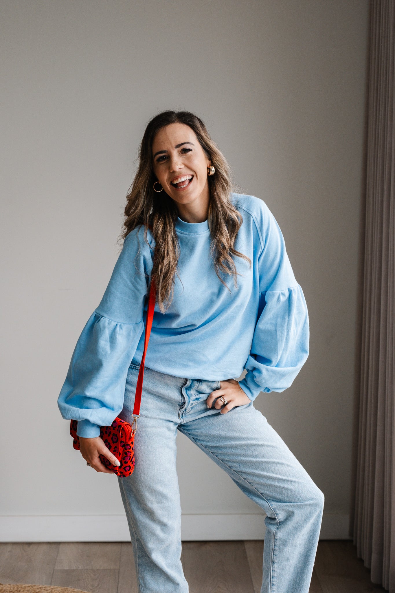 Fearlessly Fun Sweat - Cool Blue