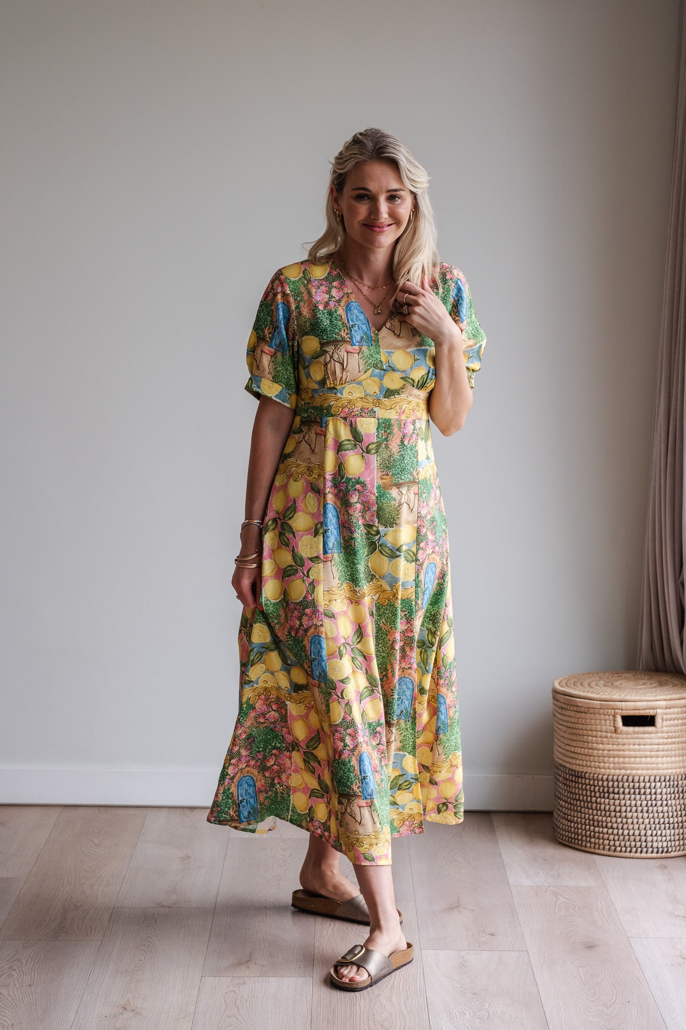 Inge Dress - Lemons