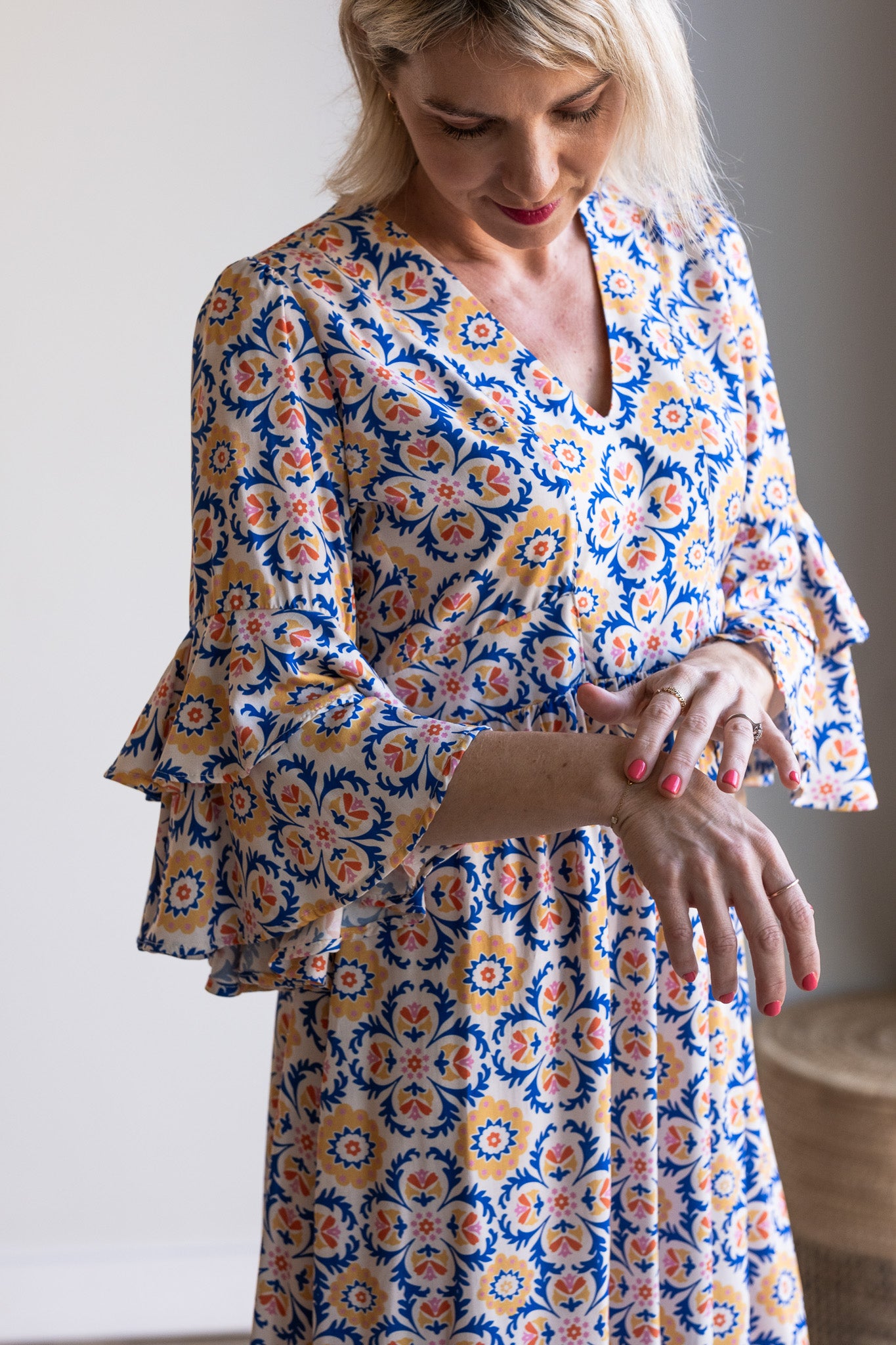 Life Dress - Azulejos tile print