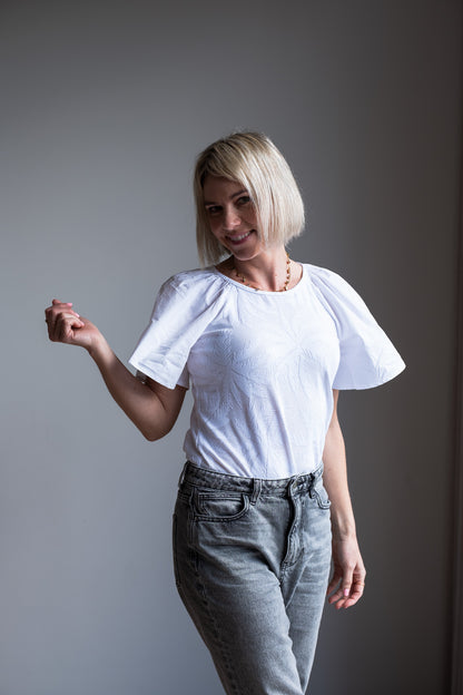 Peace Tee - White