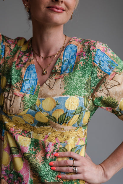 Inge Dress - Lemons