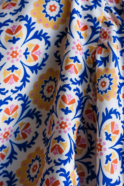 Life Dress - Azulejos tile print