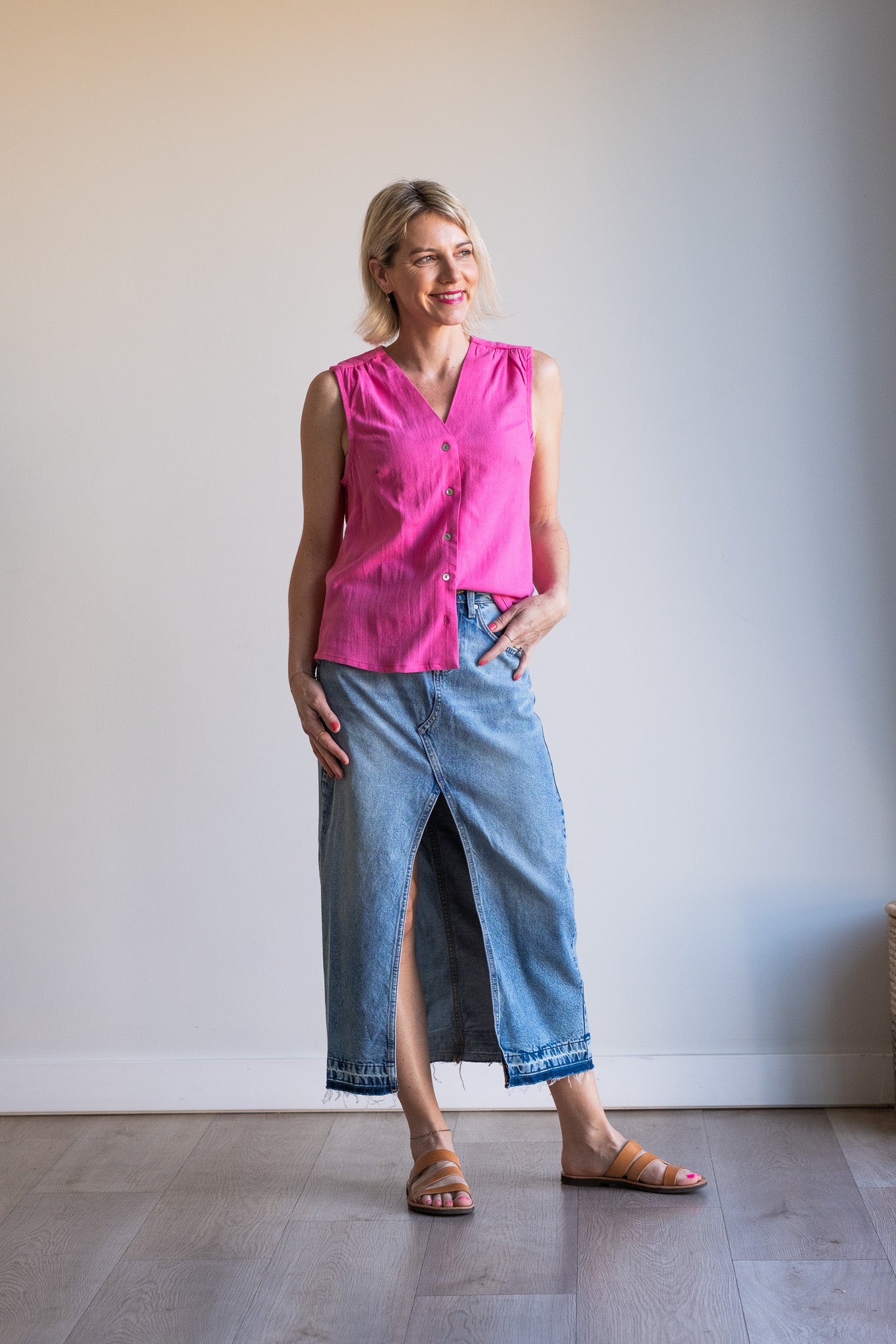 Joy Waistcoat - Pink