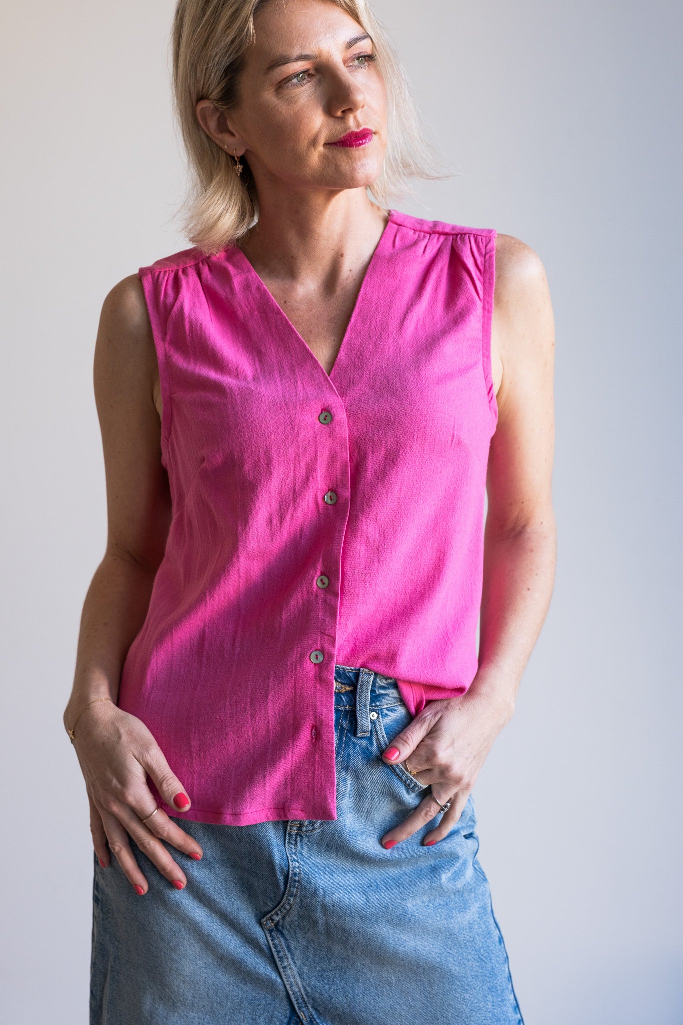 Joy Waistcoat - Pink