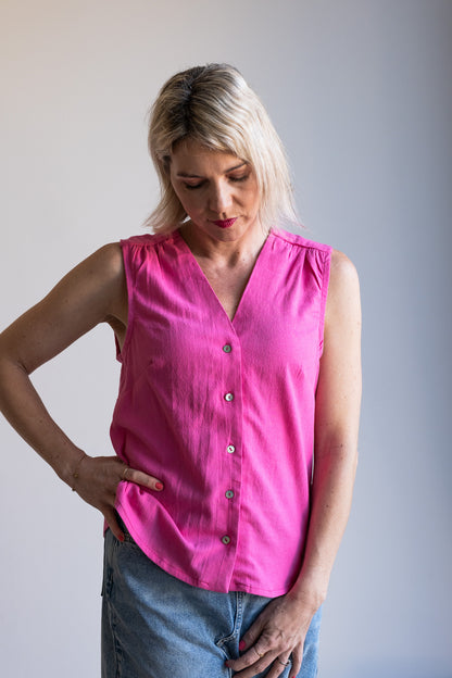 Joy Waistcoat - Pink
